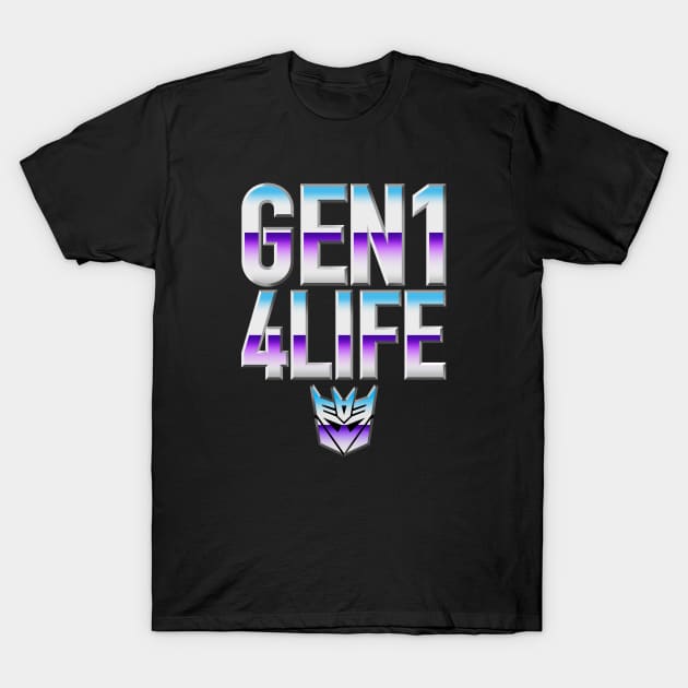 GEN1 4 LIFE - Decepticons T-Shirt by ROBZILLA